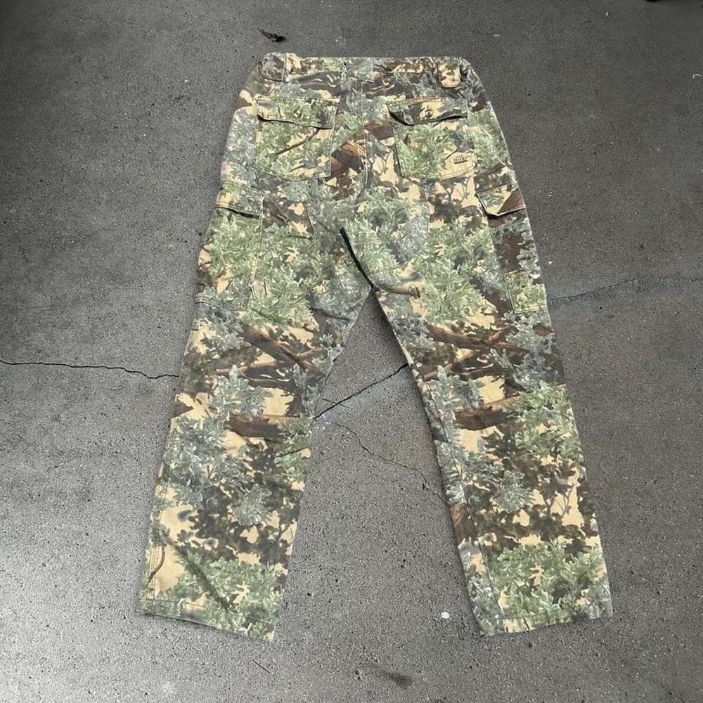 Vintage men's King's camo baggy hunting camo cargo pants Size M - Picture 2 of 5